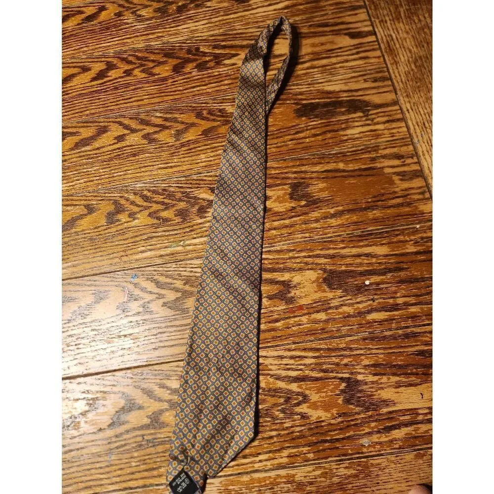 Vintage Burberry men's silk tie